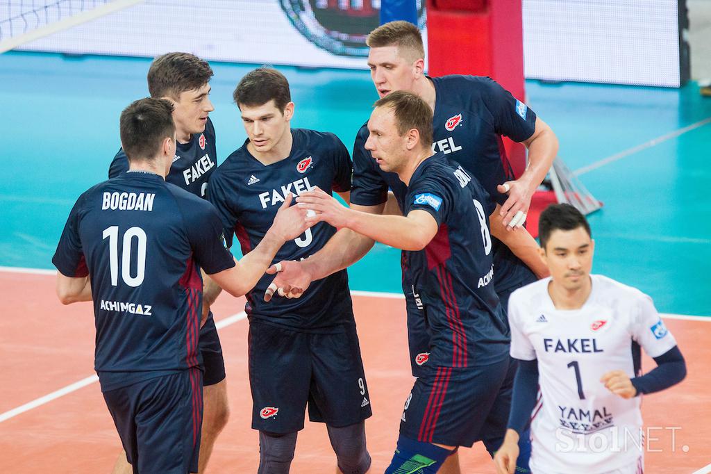 ACH Volley Ljubljana : Fakel Novy Urengoy