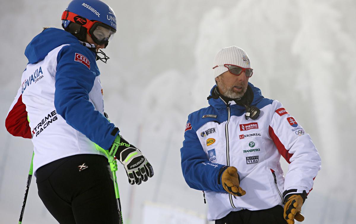 Petra Vlhova in Livio Magoni | Petra Vlhova in Livio Magoni ostajata na istem vlaku do Pekinga. | Foto Getty Images