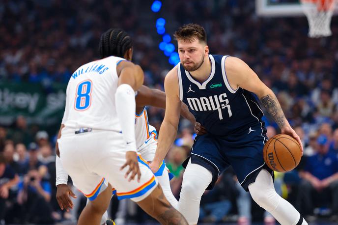 Dallas Mavericks Oklahoma City Thunder Luka Dončić | Luka Dončić je ključni mož Dallasa tudi na sobotni tretji tekmi konferenčnega polfinala. | Foto Reuters