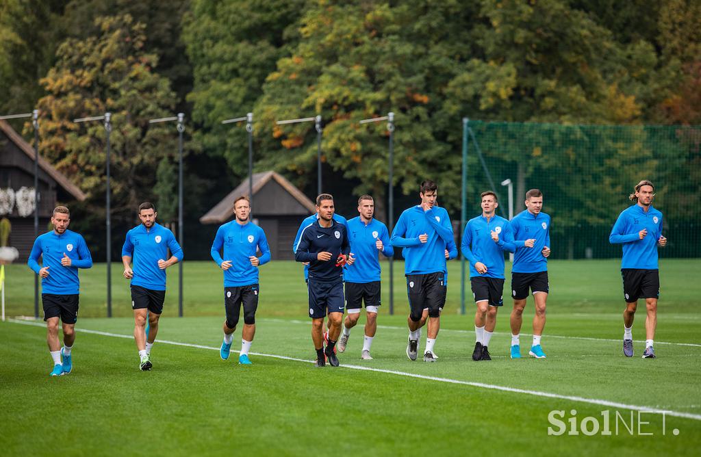 Slovenska nogometna reprezentanca Trening