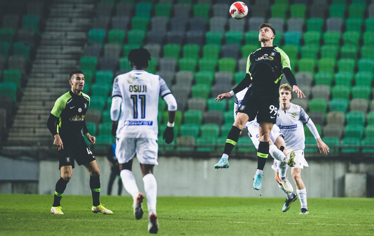 Prelec Olimpija | Nik Prelec (99) je za Olimpijo odigral 11 tekem in dal en gol. | Foto Grega Valančič/Sportida