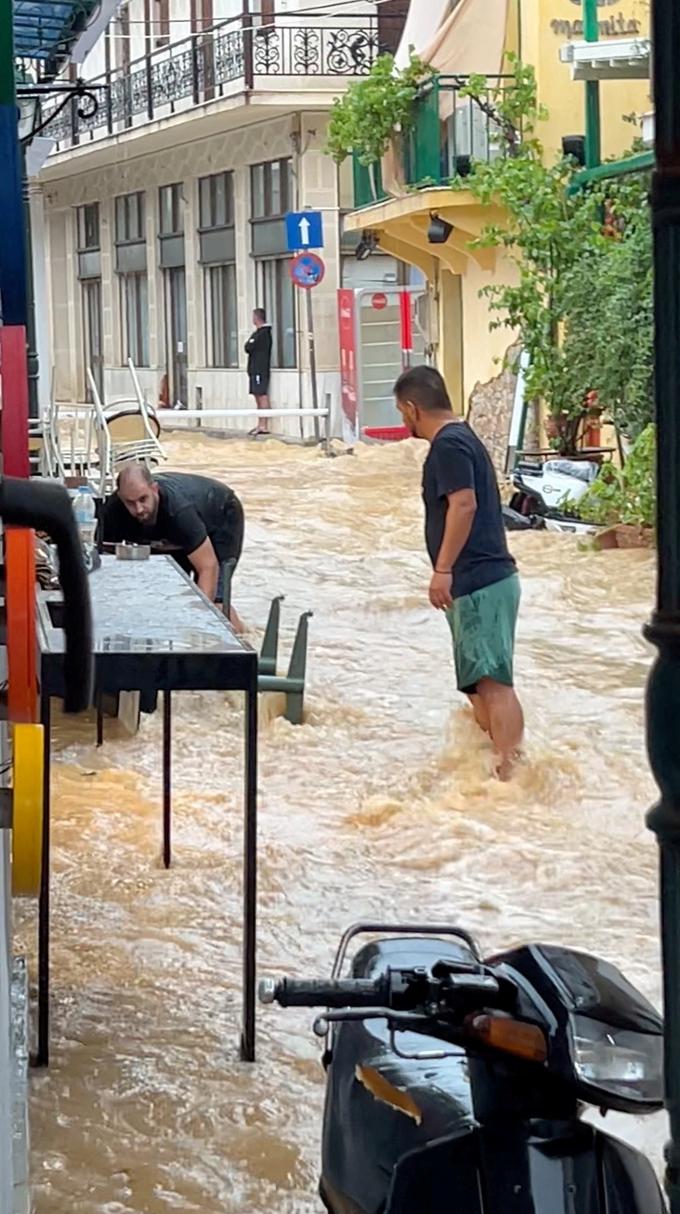 Grčija, poplave | Foto: Reuters