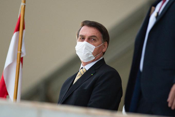 Brazilsko tožilstvo je objavilo posnetke s seje brazilske vlade, na kateri je brazilski predsednik Jair Bolsonaro verbalno napadel guvernerja zveznih držav Sao Paulo in Rio de Janeiro. | Foto: Getty Images