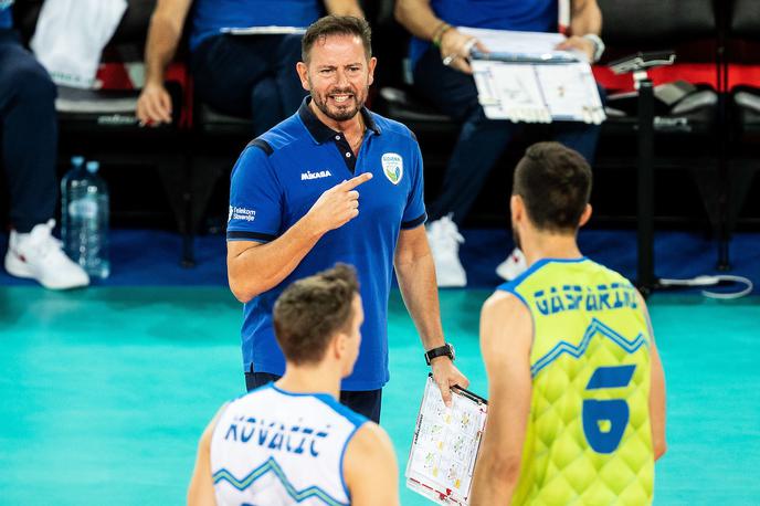 EuroVolley2019: Slovenija - Finska | Alberto Giuliani je slovenske odbojkarje popeljal do druge zmage na EuroVolleyju 2019. | Foto Grega Valančič/Sportida