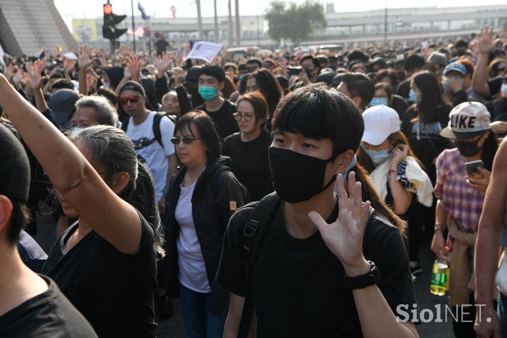 Hongkong protesti