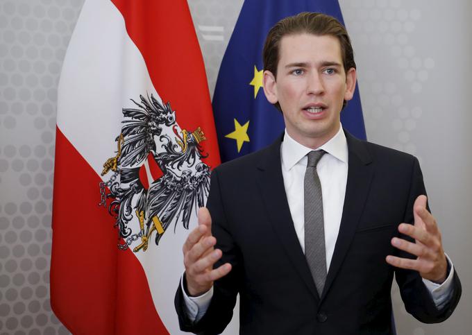 Avstrijski zunanji minister Sebastian Kurz si prizadeva za zaostritev politike do Turčije.  | Foto: 