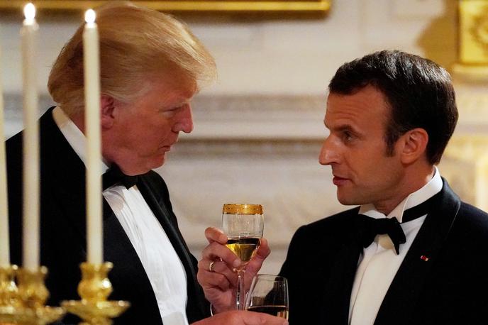 donald trump, emmanuel macron | Foto Reuters