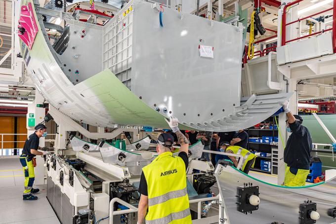 Rezervoar za gorivo v zadnjem delu letala. | Foto: Airbus