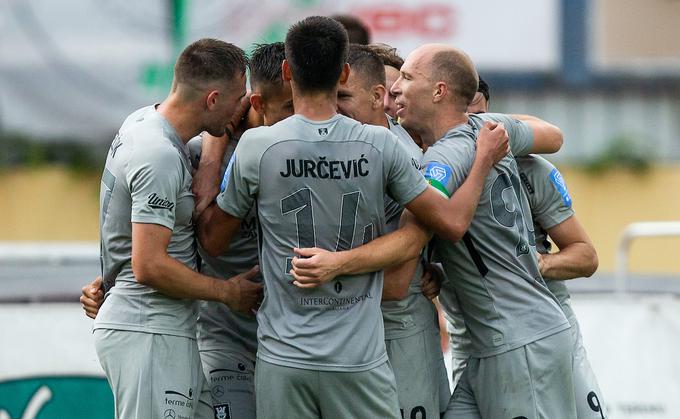 Olimpija je v Domžalah zmagala z 1:0 in prekinila niz dveh porazov brez doseženega zadetka. | Foto: Vid Ponikvar