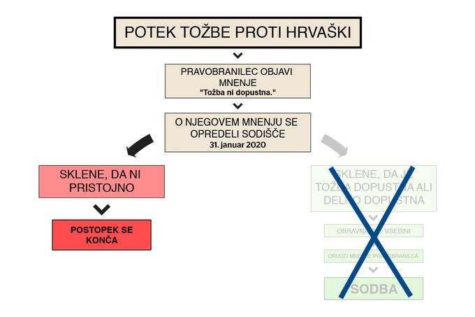 tožba, potek, grafika | Foto: Izdelava grafike: Urška Vidmar