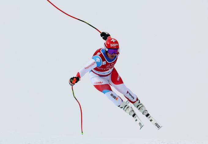 Feuz je na zadnjem smuku sicer premagal Kildeja, a mu je zmanjkalo 13 točk. | Foto: Reuters