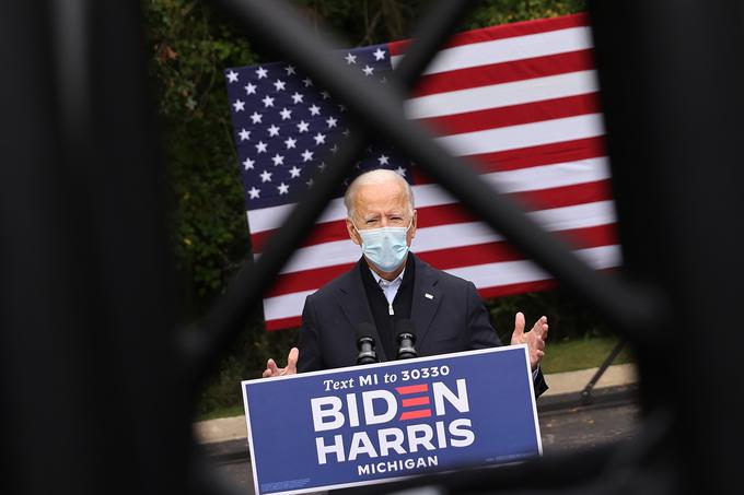 Poleg vodstva v anketah ima Biden pred Trumpom tudi ogromno prednost v denarju. Na Floridi na vsak Trumpov televizijski oglas pridejo trije Bidnovi.  | Foto: Getty Images