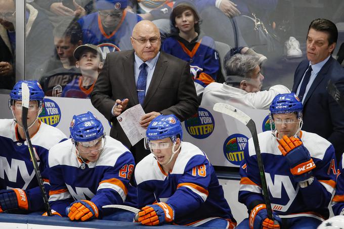 Barry Trotz je na dobri poti, da postane tretji trener v zgodovini lige, ki je ekipo vodil na vsaj 1.700 tekmah. | Foto: Guliverimage/Vladimir Fedorenko