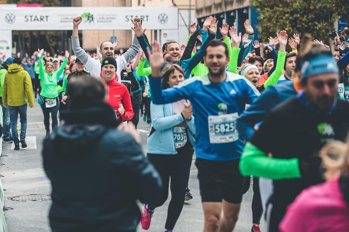 Ljubljanski maraton 2021 | Volkswagen 25. Ljubljanski maraton je privabil slabih 4.500 tekačev. | Foto Grega Valančič/Sportida