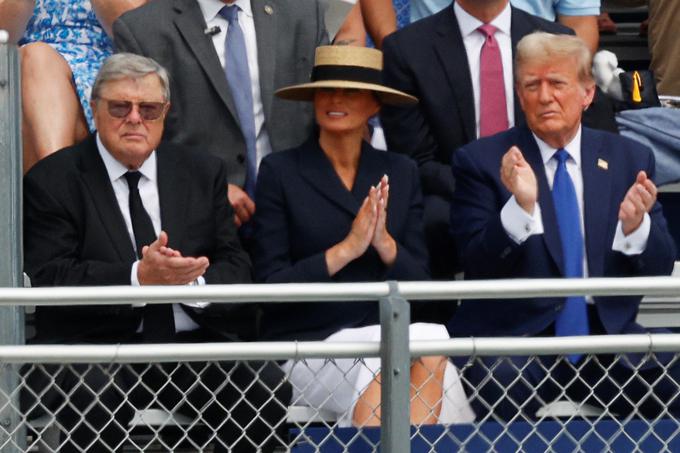 Barron Trump, matura, podelitev diplom, Donald Trump | Foto: Reuters