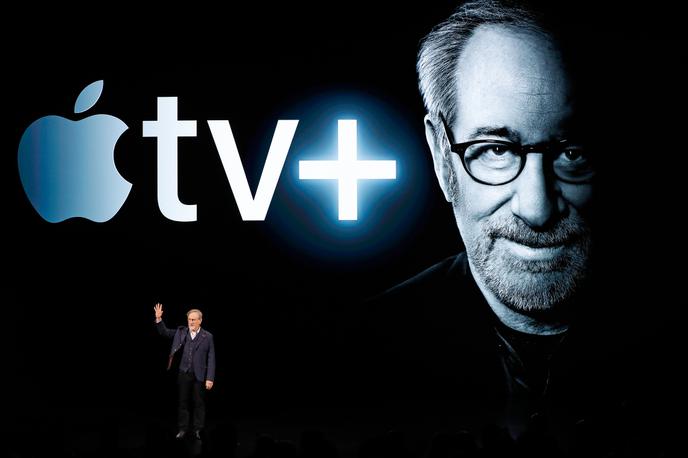 Apple TV | Eden od velikanov filmske industrije, ki bodo z Applom sodelovali pri produkciji vsebin za platformo Apple Tv+, je legendarni režiser Steven Spielberg. | Foto Reuters