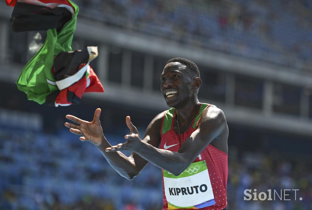 OI finale 3000 m zapreke Conseslus Kipruto Evan Jager Ezekiel Kemboi