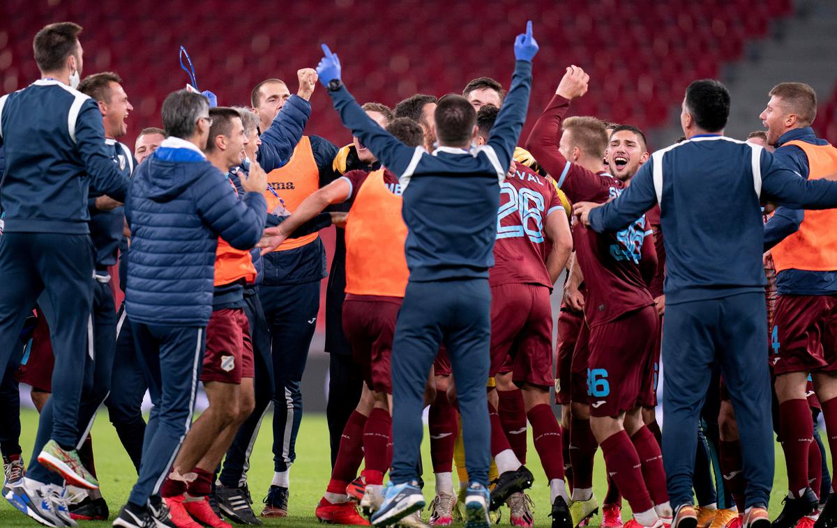 Köbenhavn Rijeka | Veselje Rijeke po zmagi nad Köbenhavnom in prebojem v skupinski del lige Europa. | Foto Reuters