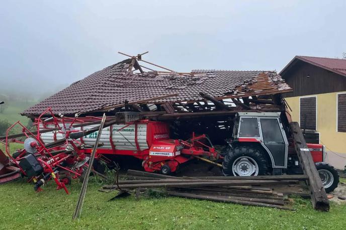 neurje, Čepovan | Po do zdaj zbranih podatkih so pri upravi za zaščito in reševanje v zadnjih 12 urah zabeležili 233 dogodkov. | Foto Ministrstvo za obrambo