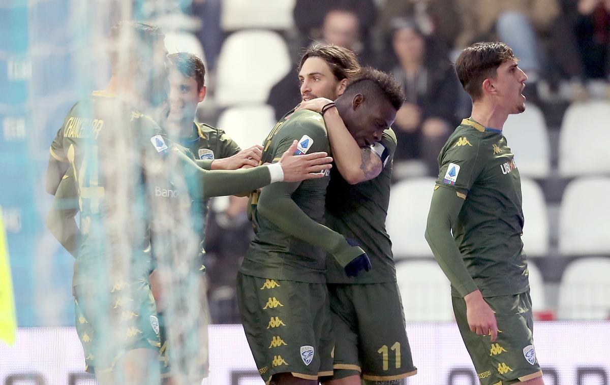 Mario Balotelli | Mario Balotelli je zabil edini gol pri gostovanju Brescie pri Spalu. To je bil njegov tretji prvenstveni gol, odkar se je vrnil v Italijo. | Foto Getty Images