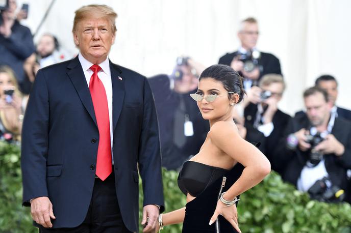 Donald Trump, Kylie Jenner | Foto Getty Images / Siol.net