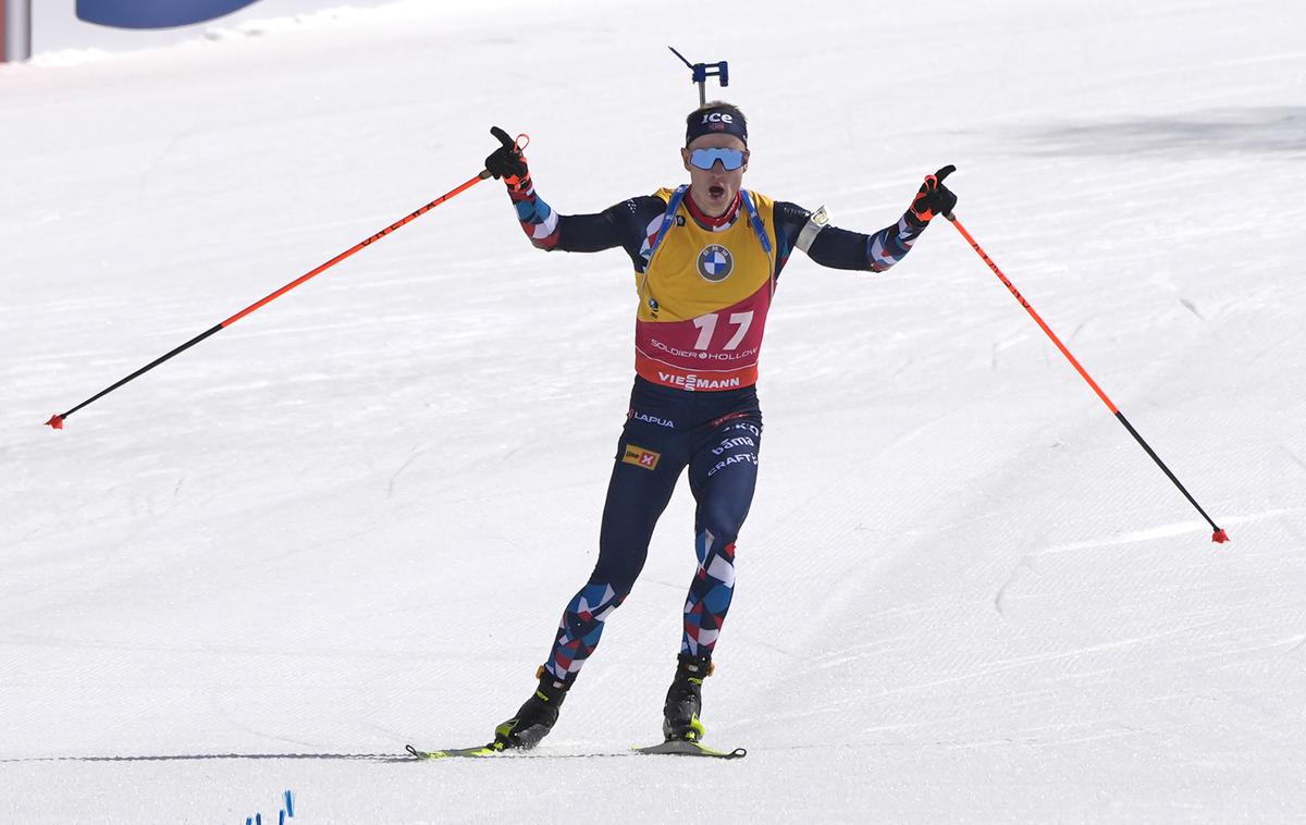 Johannes Thingnes Boe | Johannes Thingnes Boe je zmagal kljub trem zgrešenim strelom. | Foto Guliverimage