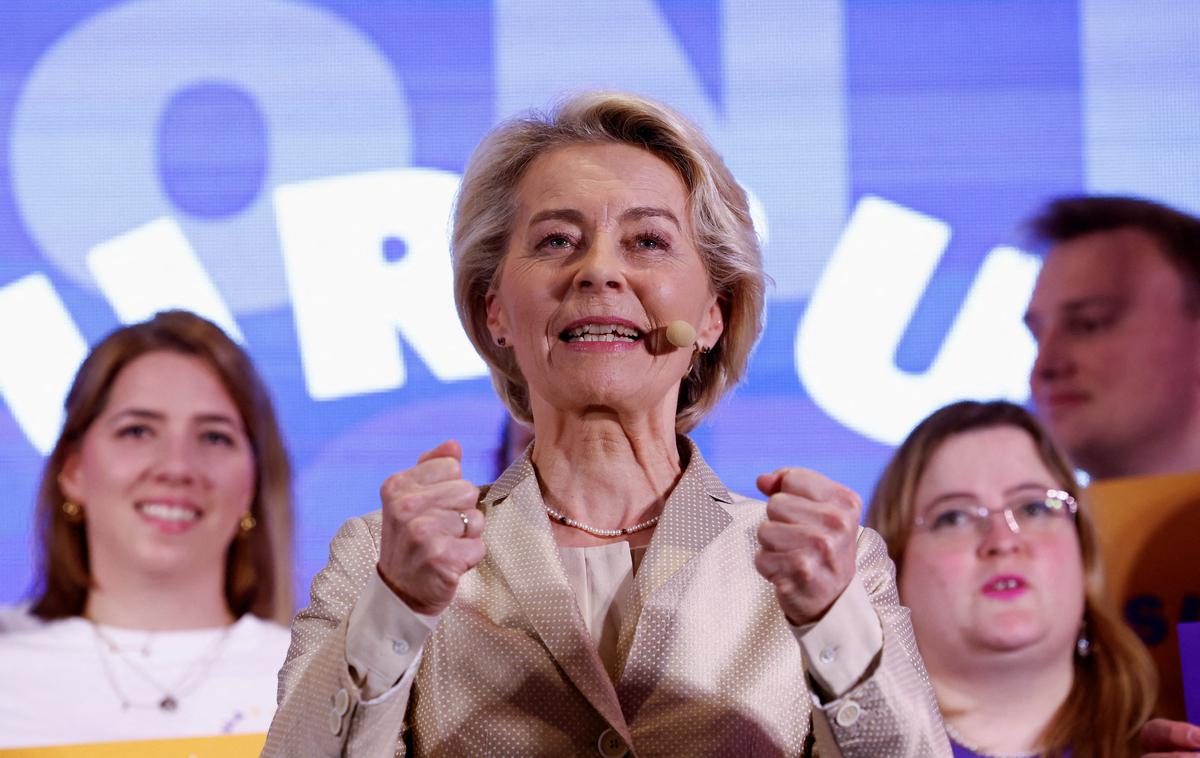 Ursula von der Leyen | Predsednici Evropske komisije Ursuli von der Leyen se nasmiha nov mandat. | Foto Reuters