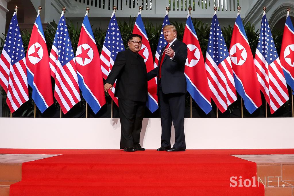 Srečanje Donalda Trumpa in Kim Jong-una v Singapurju