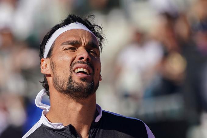 Do organizatorjev je bil zelo kritičen tudi domačin Fabio Fognini. | Foto: Gulliver/Getty Images