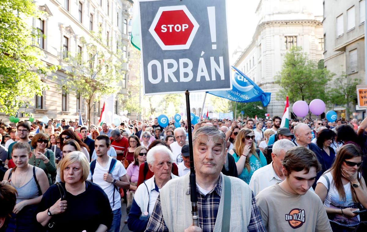 protesti Madžarska | Foto Reuters