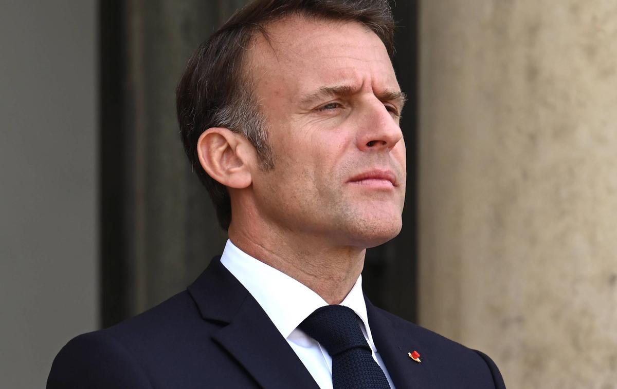 Emmanuel Macron | Srečanje dvojice voditeljev je bilo namenjeno tudi obeležitvi 120. obletnice t. i. entente cordiale, niza sporazumov, ki sta jih Francija in Velika Britanija sklenili leta 1904 in so vodili v bistveno izboljšanje sodelovanja med državama. | Foto Guliverimage