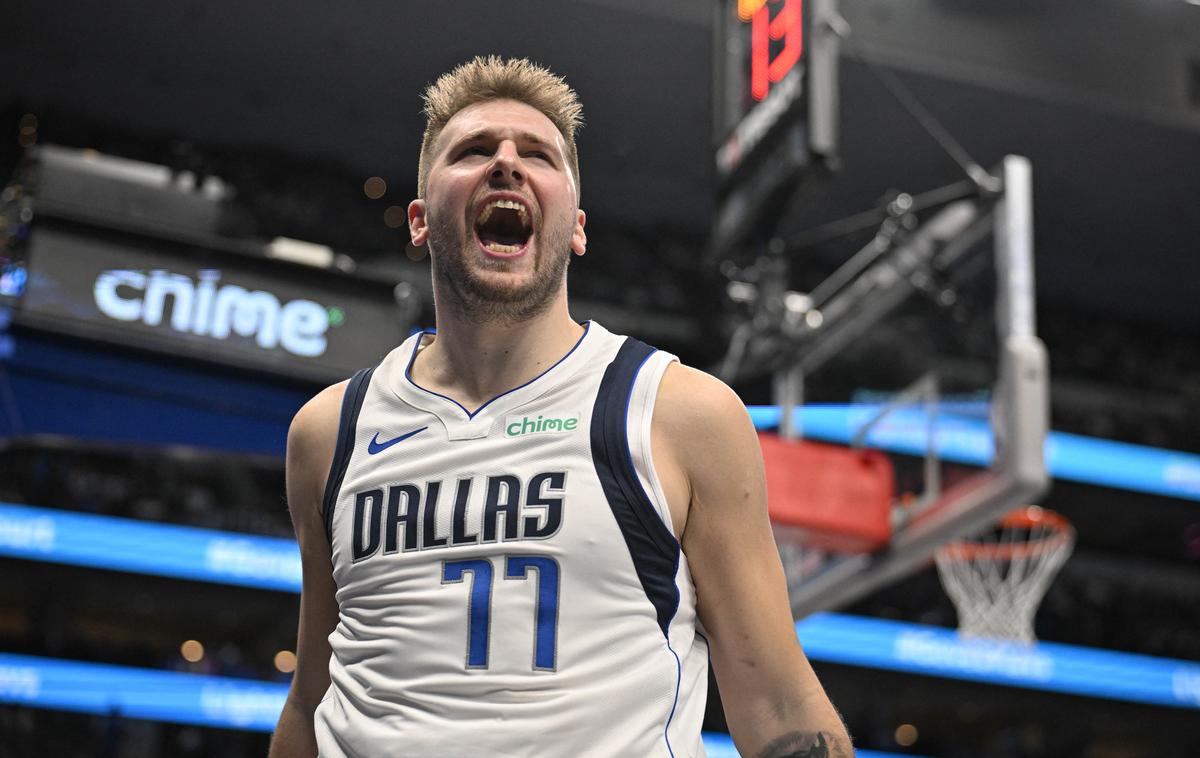 Luka Dončić Dallas Mavericks | Luka Dončić navdušuje v ligi NBA. | Foto Reuters