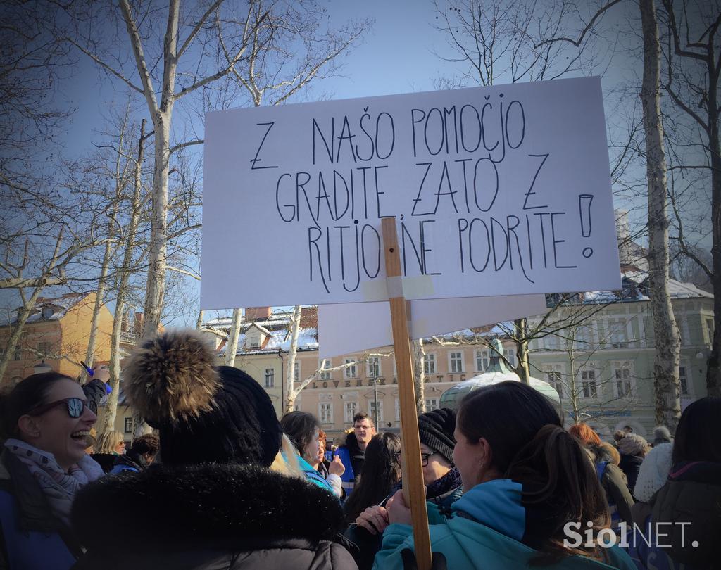 Protest Sviza v Ljubljani