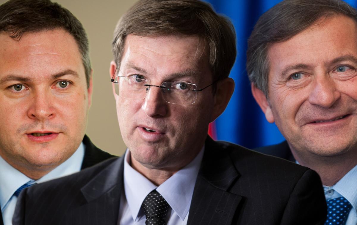 Miro Cerar Karl Erjavec Dejan Židan