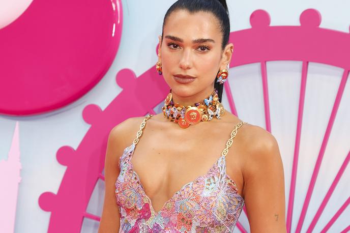 Dua Lipa | Dua Lipa v Londonu na premieri filma Barbie, za katerega je napisala pesem Dance The Night. | Foto Guliverimage