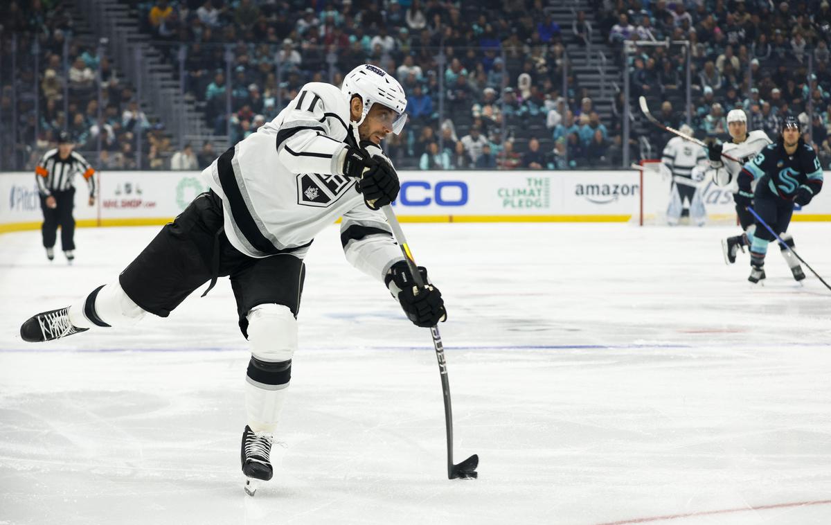 Los Angeles Kings Anže Kopitar | Anže Kopitar je dosegel svoj 11. gol v sezoni, v drugi tretjini ob "power playu". | Foto Reuters