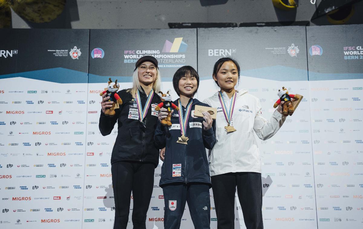 Janja Garnbret, SP Bern težavnost | Janja Garnbret je v Bernu navdušila z novim vrhunskim nastopom in osvojila srebrno medaljo.  | Foto Lena Drapella/IFSC