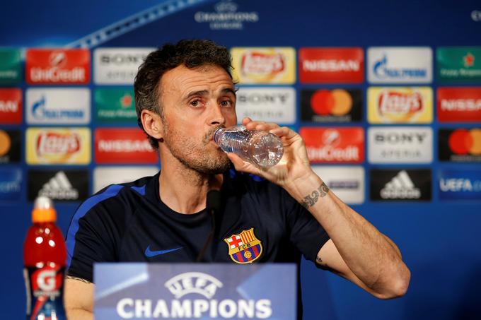 Luis Enrique pravi, da je cilj jasen, a Barcelona je v tej sezoni pokazala že toliko šibkosti, kot že dolgo ne. Napredovanje proti PSG ne bo samoumevno. | Foto: Reuters