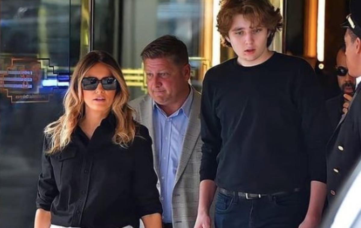 Barron Trump | Barron je zdaj najvišji v družini Trump. | Foto Instagram