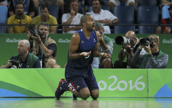 Tonyju Parkerju tudi v drugem poizkusu na OI ni uspelo priti do bojev za kolajno. | Foto: Guliverimage/Getty Images