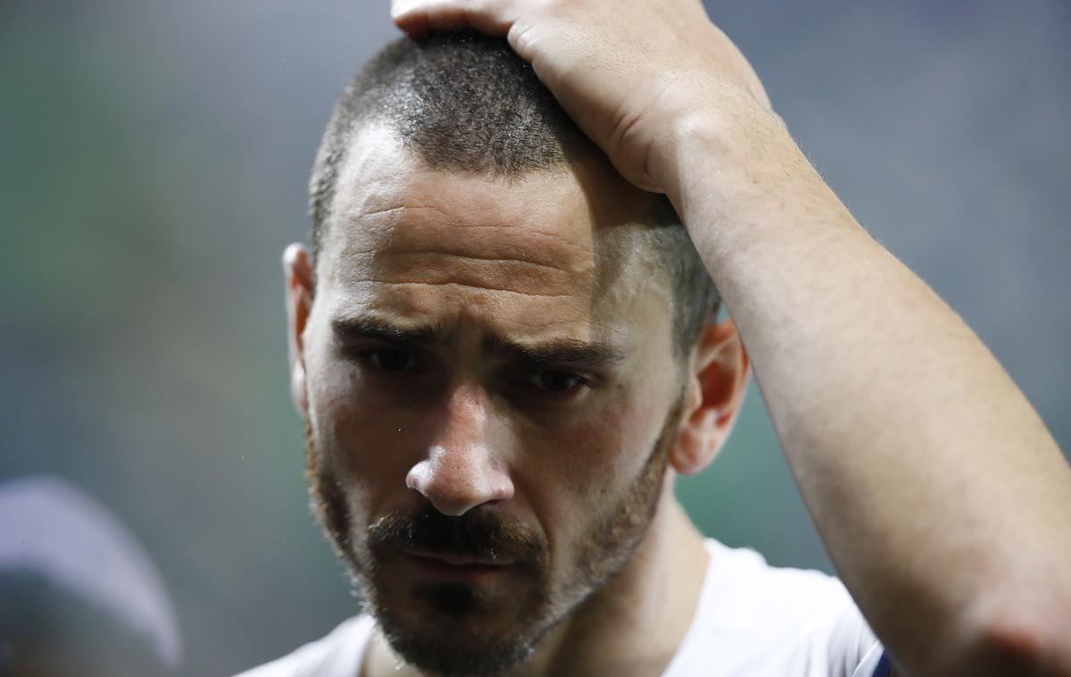 Leonardo Bonucci | Kapetan italijanske reprezentance Leonardo Bonucci po remiju v Belfastu, ki je azzurre popeljal v dodatne kvalifikacije, ni skrival nezadovoljstva. | Foto Reuters