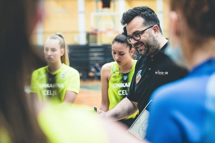 Cinkarna Celje triglav ženska košarka | Damir Grgić je Celjanke popeljal do nove lovorike. | Foto Grega Valančič/Sportida