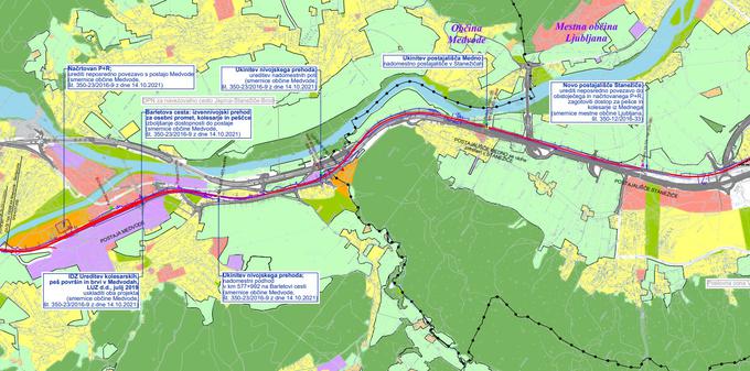 državni prostorski načrt za nadgradnjo proge Ljubljana-Kranj | Foto: Direkcija za infrastrukturo