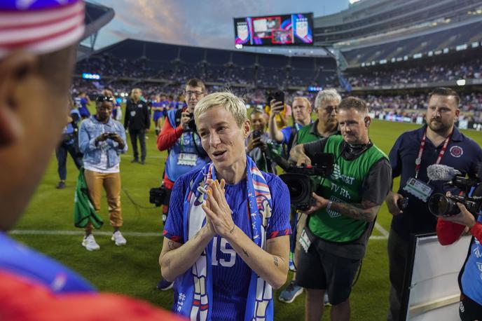 Megan Rapinoe | Ameriška nogometašica Megan Rapinoe je odigrala svojo zadnjo reprezentančno tekmo. | Foto Guliverimage