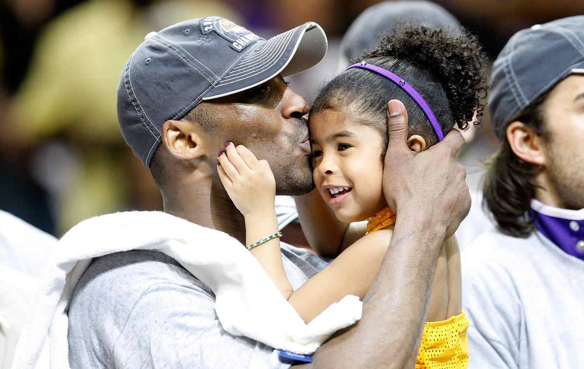 Kobe Bryant, Gianna Bryant | Kobe s hčerko Gianno, oba sta tragično umrla v nedeljo v helikopterski nesreči. | Foto Getty Images