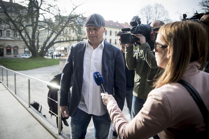 Dragan Tošić prišel na sojenje v zadevi Balkanski bojevnik | Tretje sojenje v zadevi Balkanski bojevnik je končano. | Foto Ana Kovač