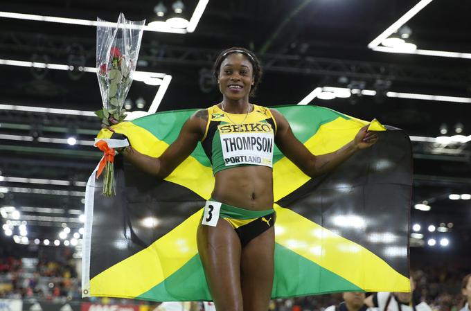 Elaine Thompson je v tem letu tekla najhitreje na svetu na 100 metrov. | Foto: Reuters