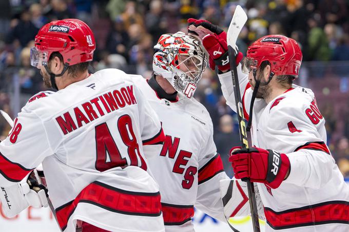 Carolina Hurricanes so spet vodilna ekipa vzhoda. | Foto: Reuters