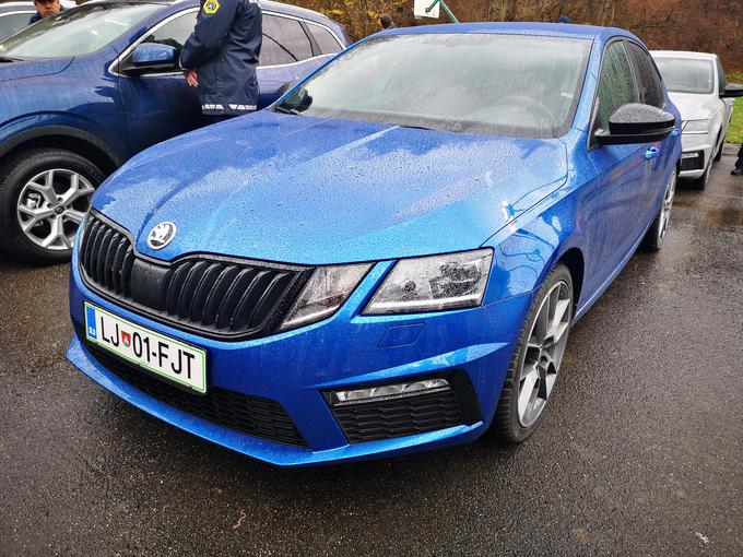 Škoda octavia RS v službi slovenske policije. | Foto: Gregor Pavšič