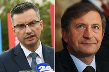 Marjan Šarec. Karel Erjavec.